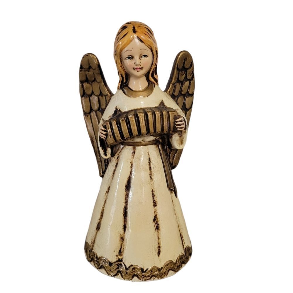 Vintage Ceramic hand painted angel